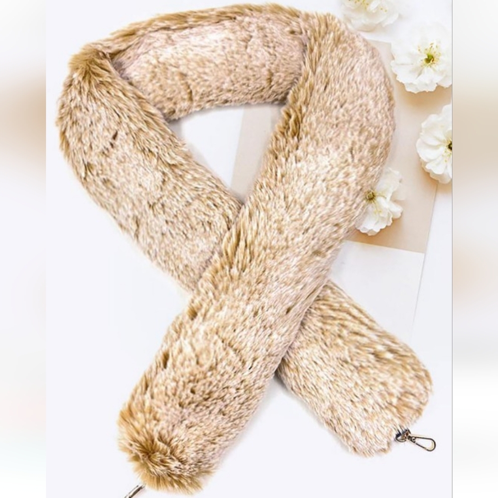 Faux Fur Purse Strap